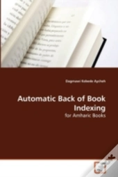 Automatic Back Of Book Indexing