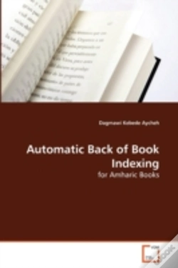 Capa do artigo Automatic Back Of Book Indexing