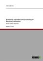 Automatic Extraction And Processing Of Document References - Preview