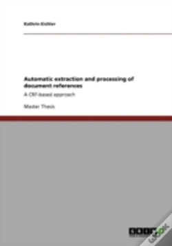 Capa do artigo Automatic Extraction And Processing Of Document References