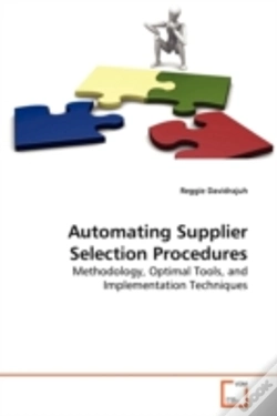 Capa do artigo Automating Supplier Selection Procedures