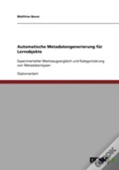 Automatische Metadatengenerierung Fur Lernobjekte