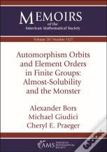 Automorphism Orbits And Element Orders In Finite Groups: Almost-Solubility And The Monster