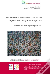 Autonomie Des Établissements Du Second Degré Et De L'Enseignement Supérieur