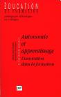Autonomie Et Apprentissage ; L'Innovation Dans La Formation - Preview