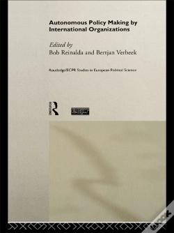 Capa do artigo Autonomous Policy Making By International Organisations
