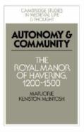 Autonomy And Community