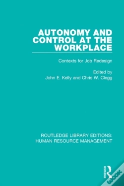 Capa do artigo Autonomy And Control At The Workplace