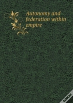 Capa do artigo Autonomy And Federation Within Empire