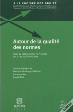 Capa do artigo Autour De La Qualite Des Normes, Actes D