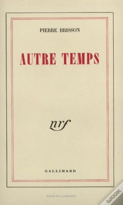 Capa do artigo Autre Temps