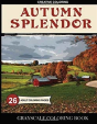 Autumn Splendor Grayscale Coloring Book - Preview