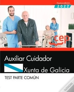 Capa do artigo Auxiliar Cuidador Xunta Galicia Test Parte Comun