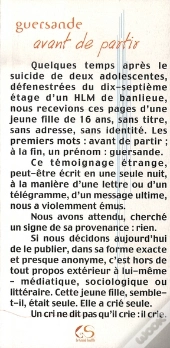 Avant De Partir