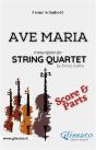 Ave Maria (Schubert) - String Quartet Score & Parts - Preview