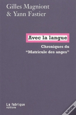 Capa do artigo Avec La Langue ; Chroniques Du "Matricule Des Anges"