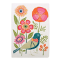 Avian Friends Embroidered Handmade Journal - Preview