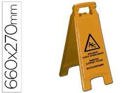 Capa do artigo Aviso plastico q-connect sinalizacao piso escorregadio