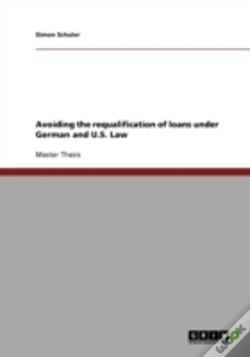 Capa do artigo Avoiding The Requalification Of Loans Under German And U.S. Law