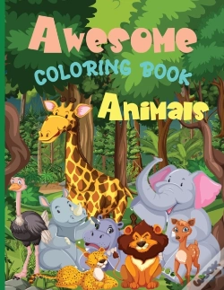 Capa do artigo Awesome Animals Coloring Book