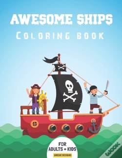 Capa do artigo Awesome Ships Coloring Book