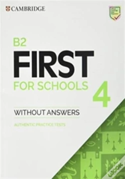 Capa do artigo B2 First For Schools 4 Student'S Book Without Answers