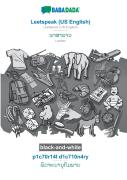Babadada Black-And-White, Leetspeak (Us English) - Laotian (In Lao Script), P1c70r14l D1c710n4ry - Visual Dictionary (In Lao Script)