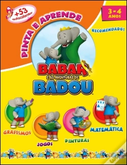 Capa do artigo Babar e Badou - Pinta e Aprende 3/4 Anos