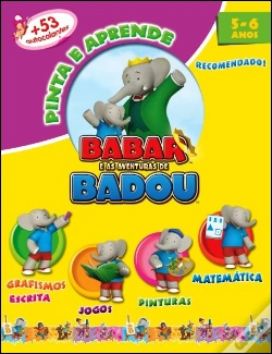 Capa do artigo Babar e Badou - Pinta e Aprende 5/6 Anos