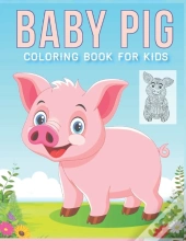 Baby Pig Coloring Book For Kids