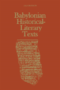 Babylonian Historical-Literary Texts - Preview