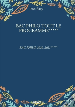 Capa do artigo Bac Philo Tout Le Programme***** - Bac Philo 2020, 2021*****
