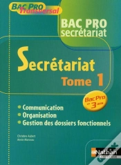 Capa do artigo Bac Pro Secretariat T.1 ; Livre De L
