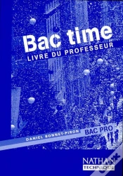 Capa do artigo Bac Time Bac Pro Professeur 98
