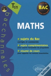 Capa do artigo Bacchannales Sti; Maths ; Terminale Sti ; Sujets Du Bac Corrigés