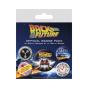 Back to the Future Pin Badges 5-Pack DeLorean - Preview
