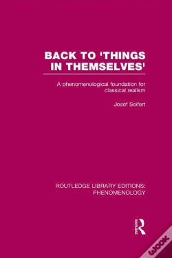 Capa do artigo Back To 'Things In Themselves'
