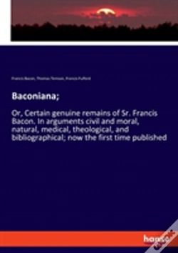 Capa do artigo Baconiana;