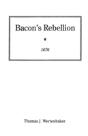 Bacon'S Rebellion, 1676 - Preview