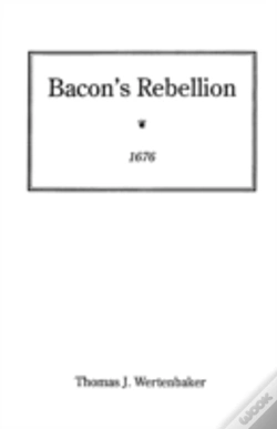 Capa do artigo Bacon'S Rebellion, 1676