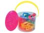 Balde com 24 moldes plasticina para modelagem 6 modelos - Preview