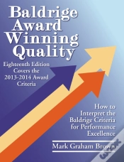 Capa do artigo Baldrige Award Winning Quality