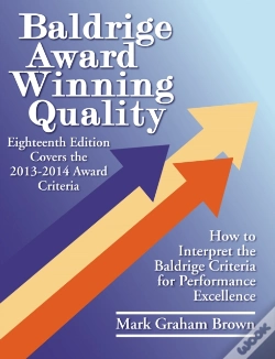 Capa do artigo Baldrige Award Winning Quality