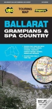Capa do artigo Ballarat Grampians & Spa Country Map 382 18th