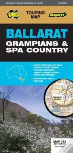 Capa do artigo Ballarat Grampians & Spa Country Map 382 18th
