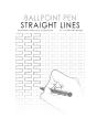 Ballpoint Pen Straight Lines Drawing Practice Copybook - Preview