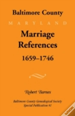 Capa do artigo Baltimore County, Marriage References, 1659-1746