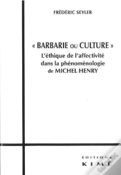 Capa do artigo "Barbarie Ou Culture" ; L