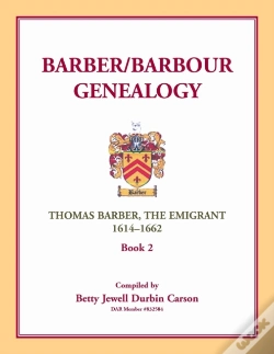 Capa do artigo Barber/Barbour Genealogy