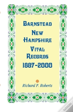 Capa do artigo Barnstead, New Hampshire Vital Records, 1887-2000